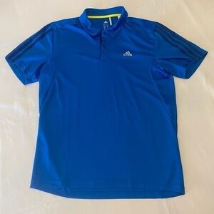 ADIDAS Men’s Climalite Royal Blue Polo Size M